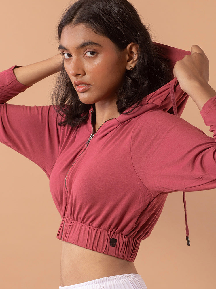OG Zipper crop top