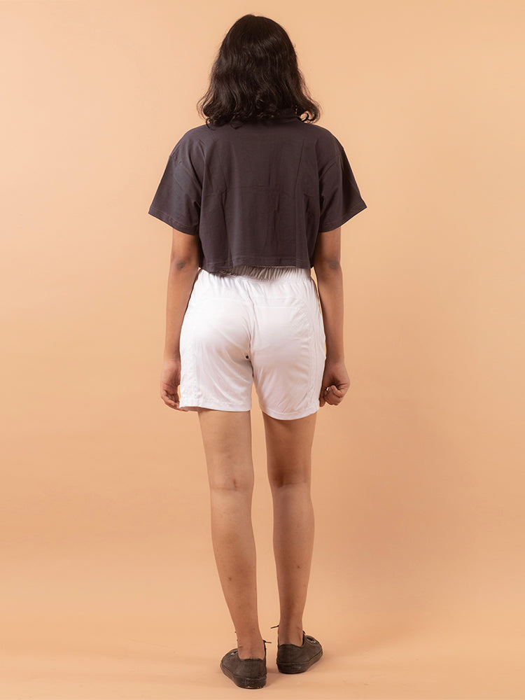 Hemp Polo Crop tee
