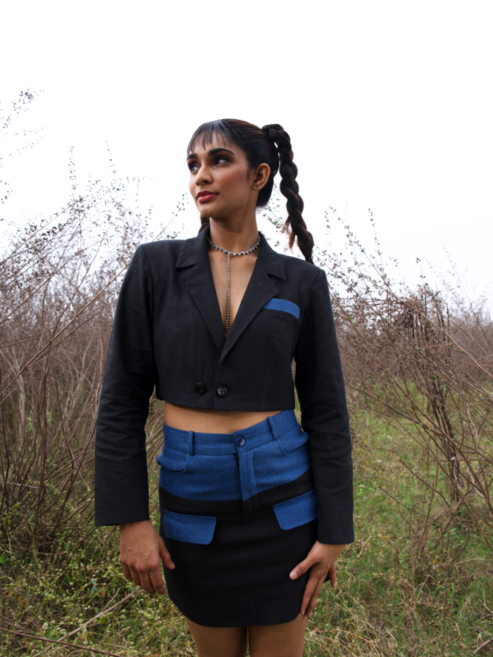 Tables Turned Cropped Blazer Set