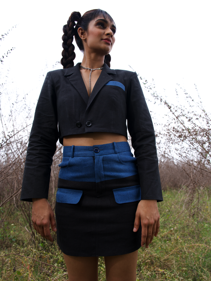 Tables Turned Cropped Blazer Set