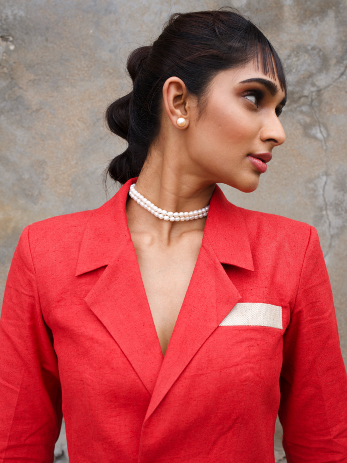 The Love Philosophy Cropped Blazer Set