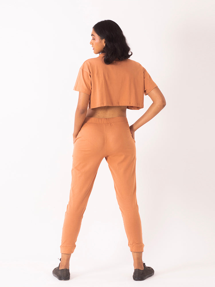 Hemp Polo Crop tee